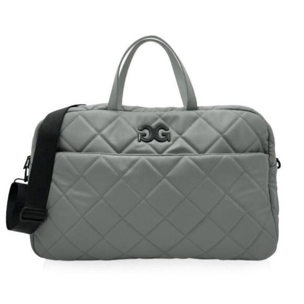 Gilda Paris Quilted Weekender w CROSSBODY STRAP NWT